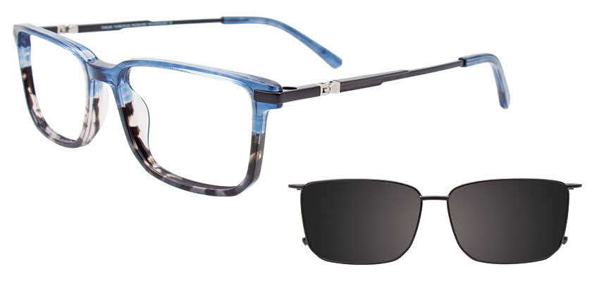 Visit Eyeglasses Takumi TK1233 with Magnetic Clip On Lens Image 1