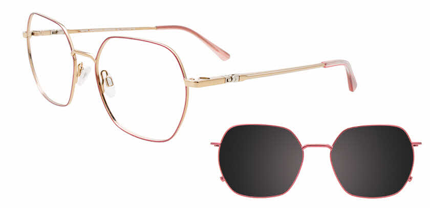 Visit Eyeglasses Takumi TK1243 with Magnetic  Clip On Lens Image 1