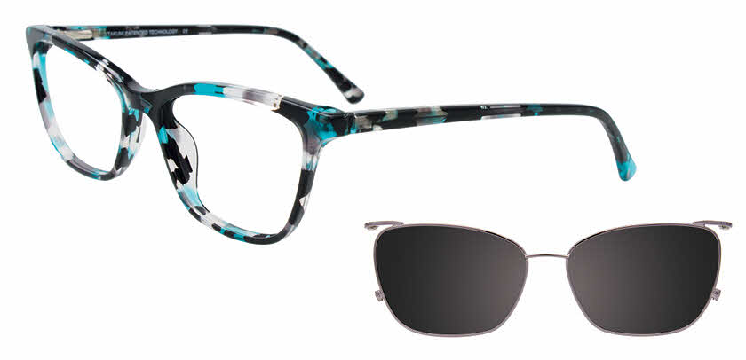 Takumi TK1274 with Magnetic Clip On Lens Eyeglasses | FramesDirect.com