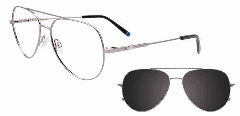 Visit Eyeglasses Takumi TK1285 With Magnetic Clip-On Lens Image 1