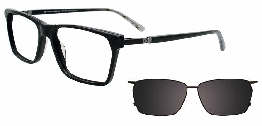 Takumi TK1307 With Magnetic Clip-On Lens Eyeglasses | FramesDirect.com