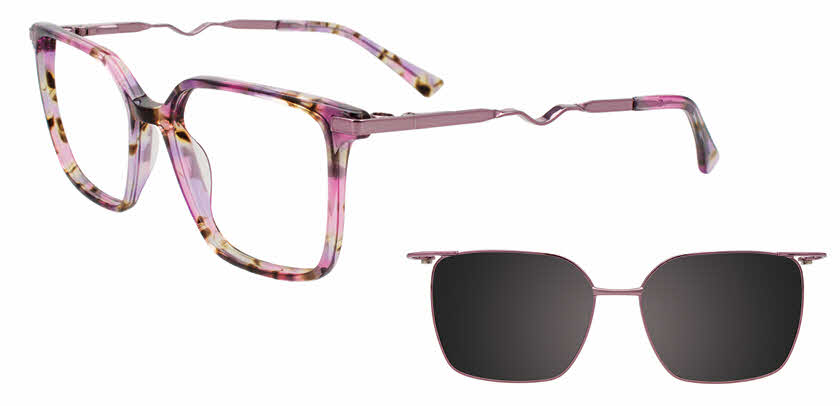 Takumi TK1316 With Magnetic Clip-On Lens Women's Eyeglasses in Tortoise