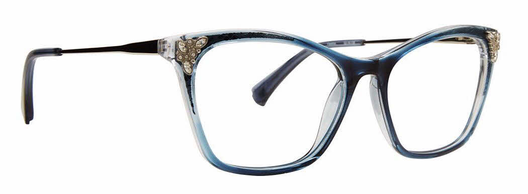 Badgley Mischka Fantina Womens Eyeglasses in Blue 242$