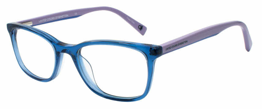 Benetton Kids BEKO 2007 Girls Eyeglasses In Blue
