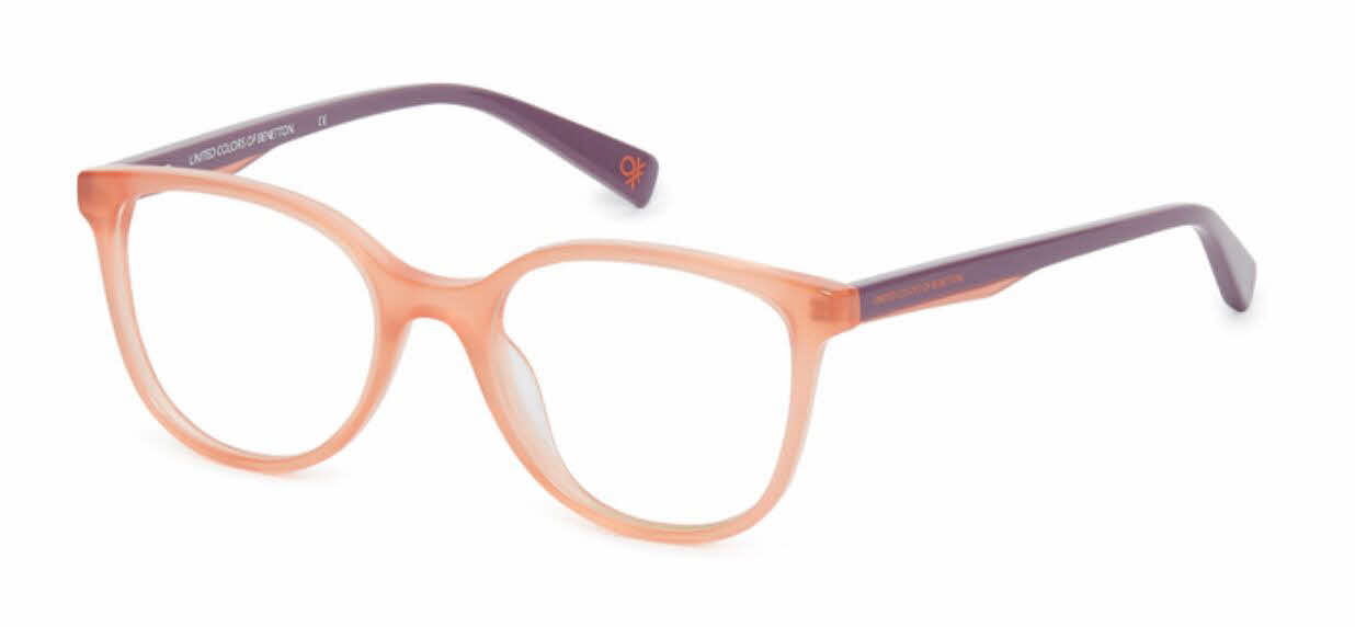 Benetton Kids BEKO 2001 Girls Eyeglasses In Orange