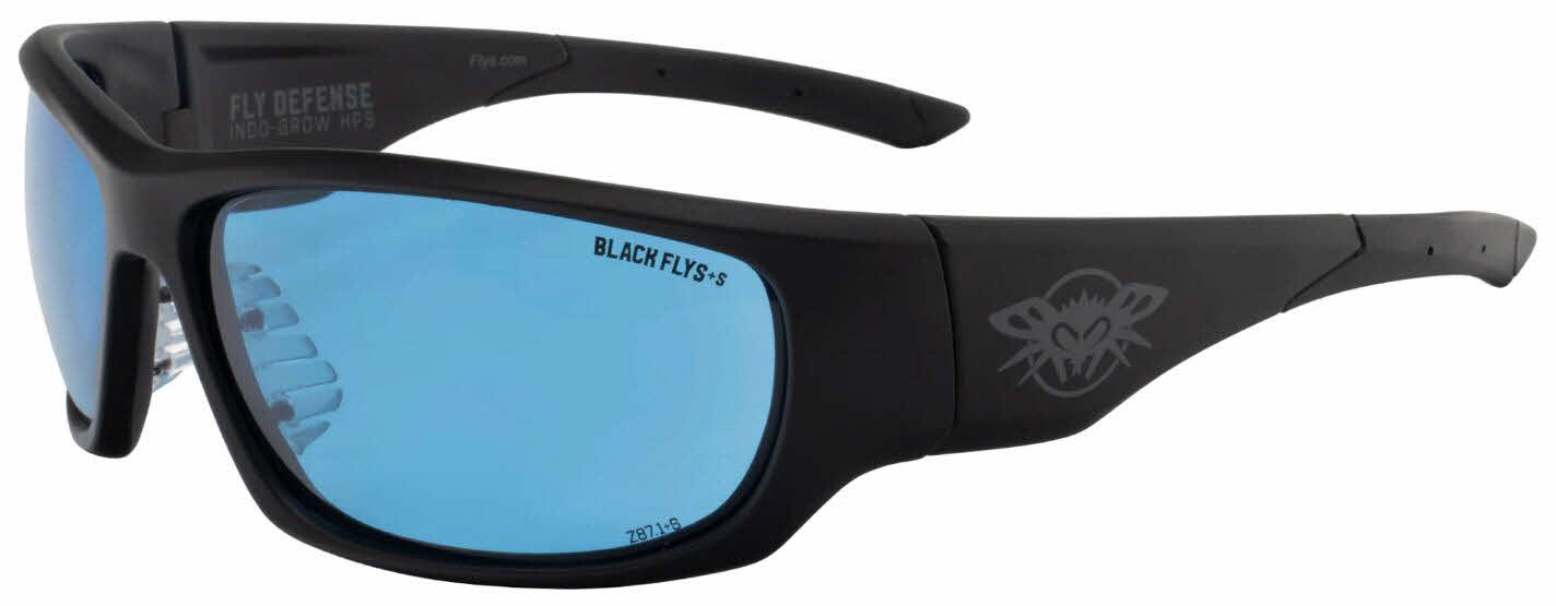 Black Flys Fly Defense INDO-GROW HPS Men's Sunglasses In Black