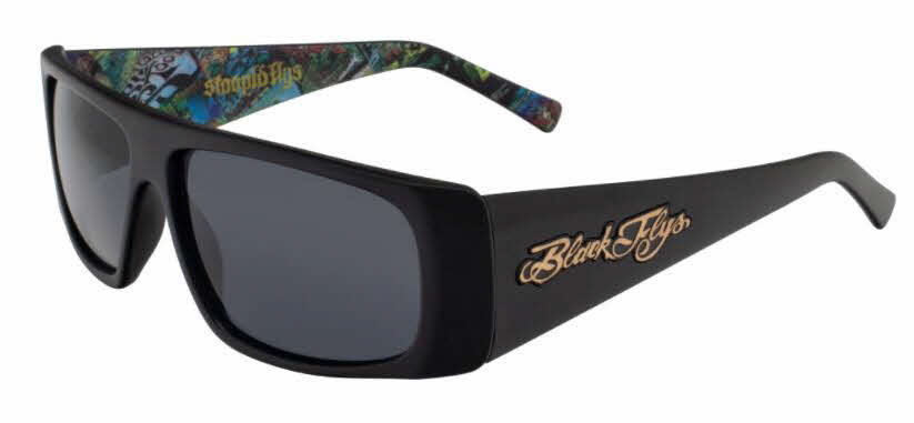 Visit Sunglasses Black Flys Stoopid Flys Collab Image 1