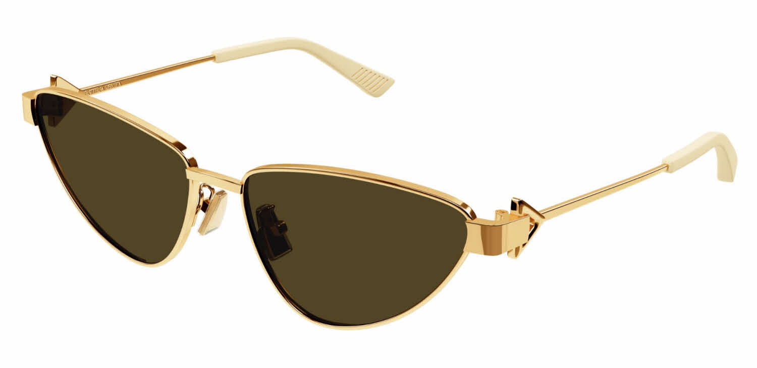 Bottega Veneta BV1186S Women's Sunglasses In Gold