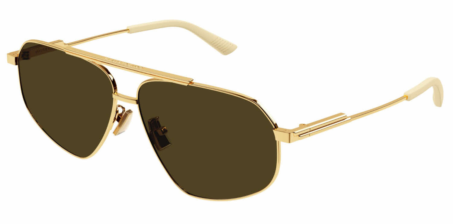 Bottega Veneta BV1194S Sunglasses In Gold