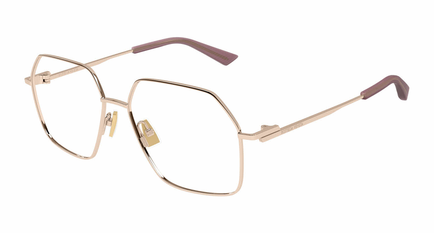 Bottega Veneta BV1332O Women's Eyeglasses in Gold
