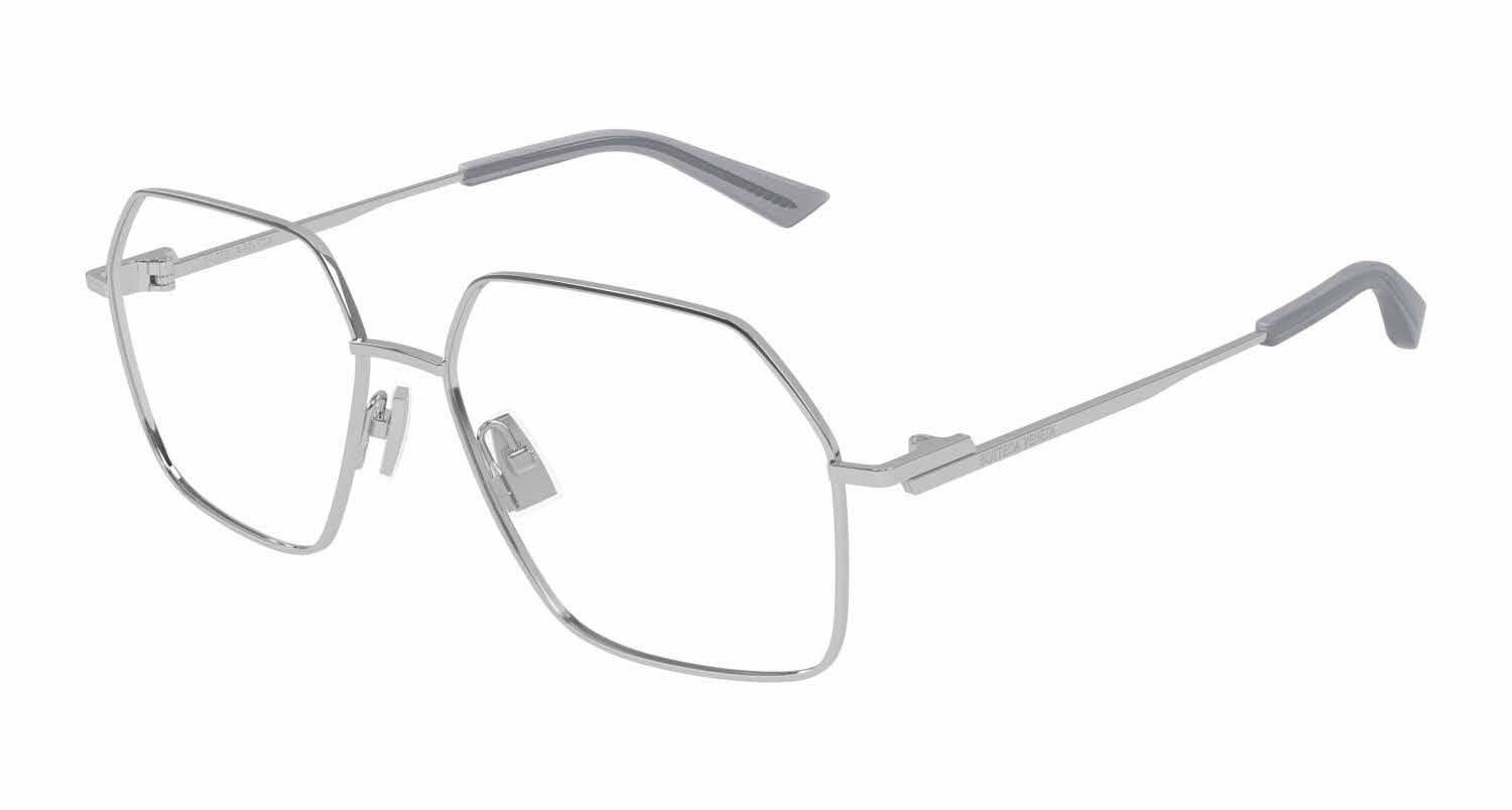 Bottega Veneta BV1332O Women's Eyeglasses in Silver
