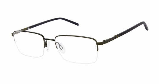 CHARMANT Titanium Perfection CT 29142 Mens Eyeglasses in Green 127$