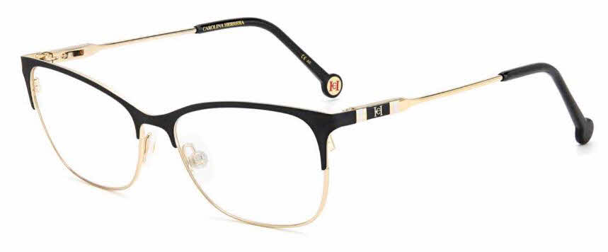 Carolina Herrera CH-0074 Women's Eyeglasses In Black