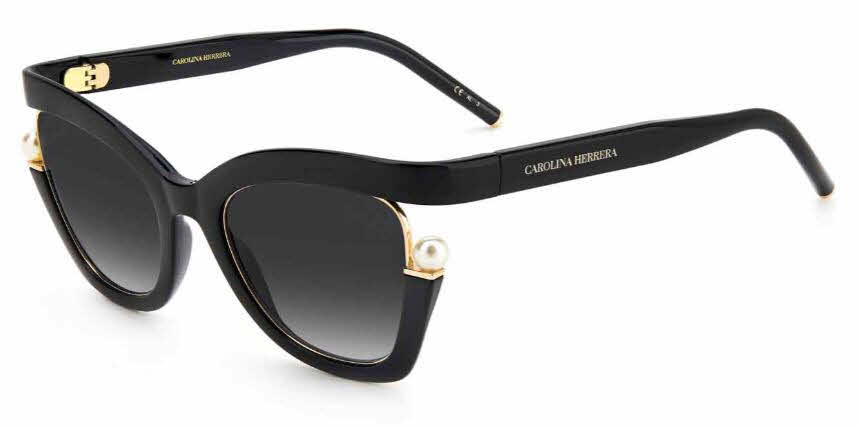Carolina Herrera CH-0002/S Women's Sunglasses In Black