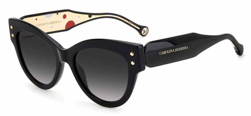 Carolina Herrera CH-0009/S Women's Sunglasses In Black