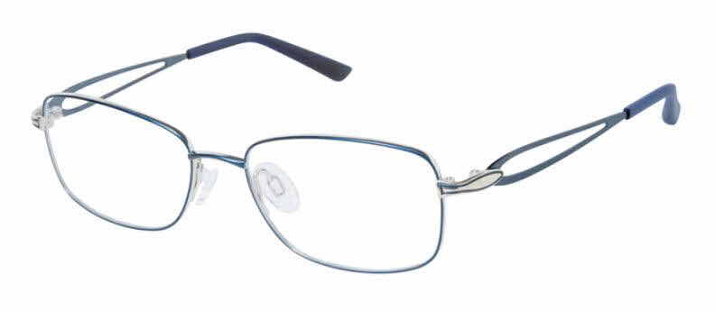 CHARMANT Titanium Perfection CT 29205 Women's Eyeglasses In Blue