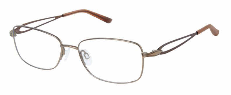 CHARMANT Titanium Perfection CT 29205 Women's Eyeglasses In Brown