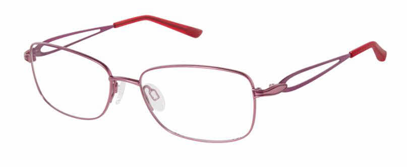 CHARMANT Titanium Perfection CT 29205 Women's Eyeglasses In Red