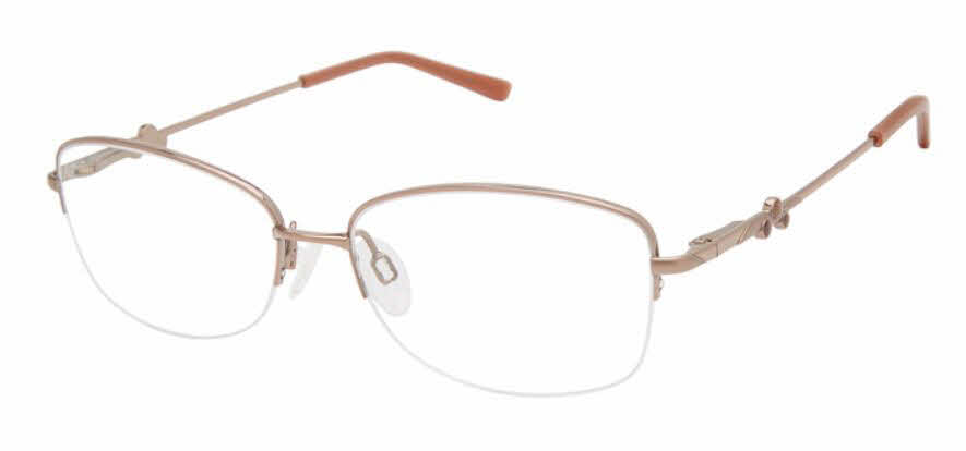 CHARMANT Titanium Perfection CT 29211 Women's Eyeglasses In Brown