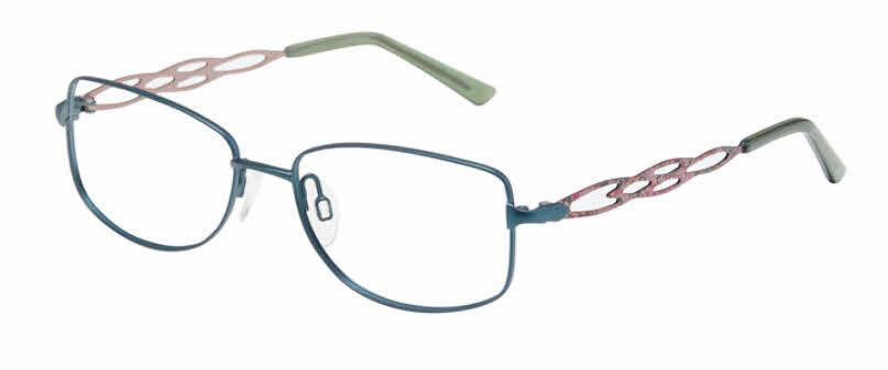 CHARMANT Titanium Perfection CT 29212 Women's Eyeglasses In Green