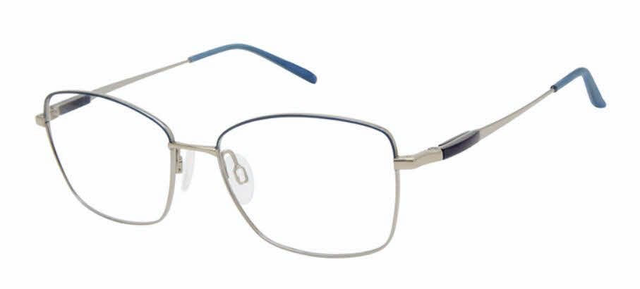 CHARMANT Titanium Perfection CT 29216 Women's Eyeglasses In Blue