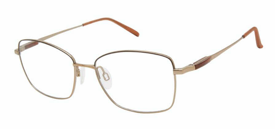 CHARMANT Titanium Perfection CT 29216 Women's Eyeglasses In Brown