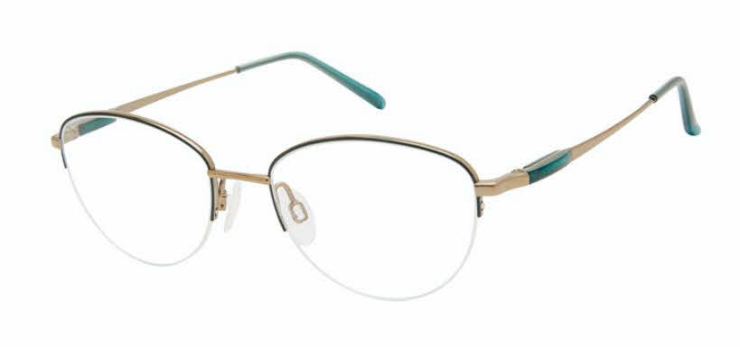 CHARMANT Titanium Perfection CT 29217 Women's Eyeglasses In Green