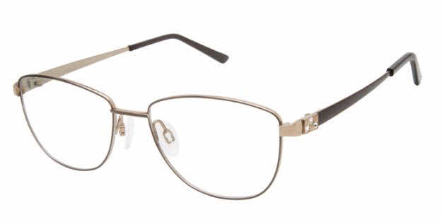 CHARMANT Titanium Perfection CT 29220 Womens Eyeglasses in Brown 153$