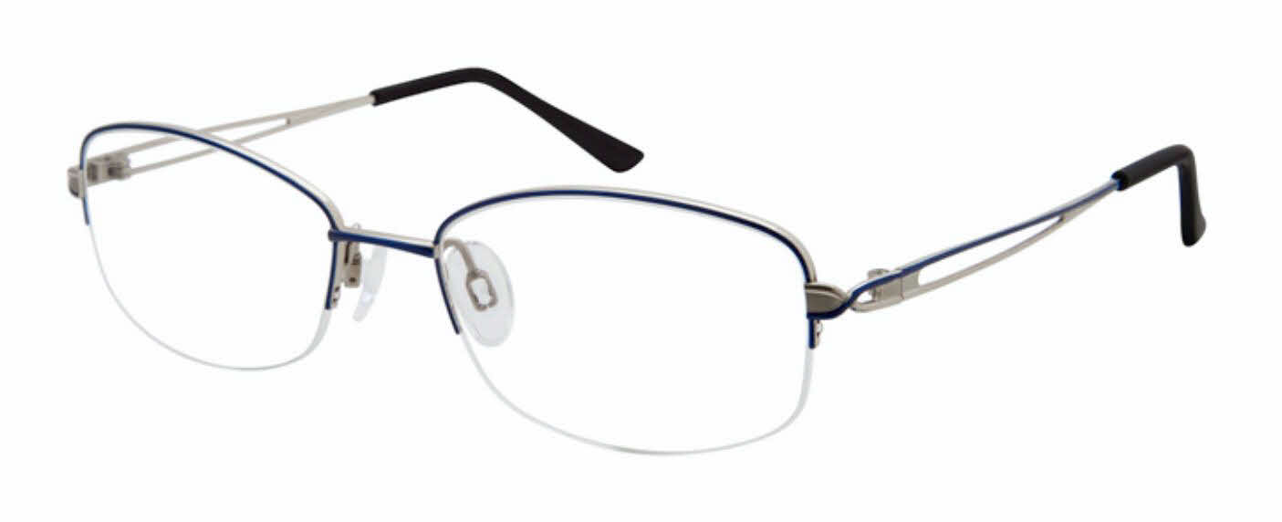 CHARMANT Titanium Perfection CT 29202 Women's Eyeglasses In Blue