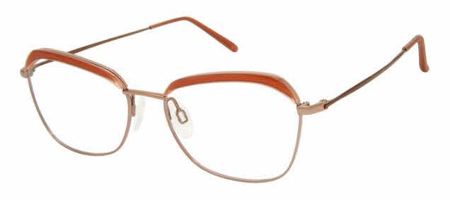 CHARMANT Titanium Perfection CT 29218 Women's Eyeglasses in Brown
