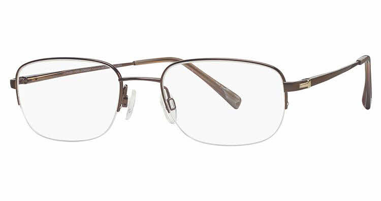 CHARMANT Titanium Perfection CT 8166 Men's Eyeglasses In Brown