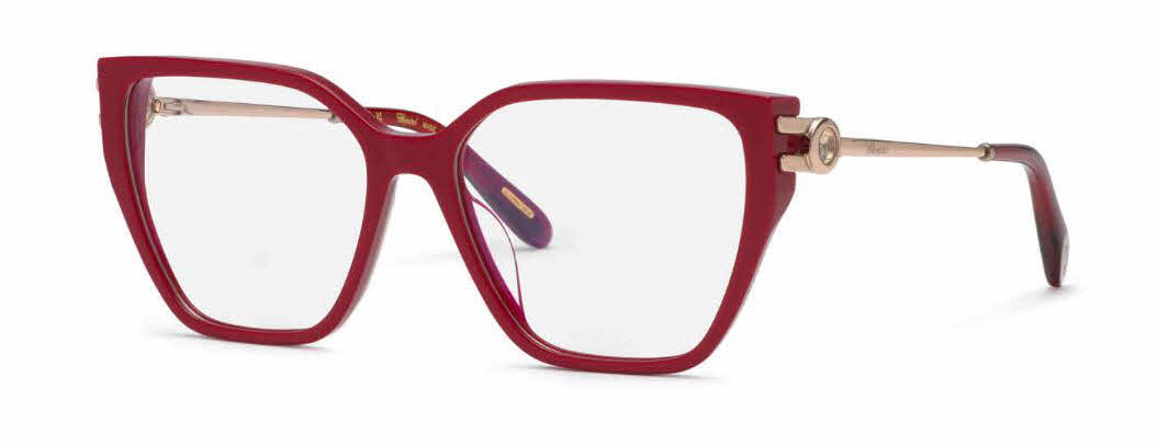 Chopard VCH380S Women's Eyeglasses in Burgundy