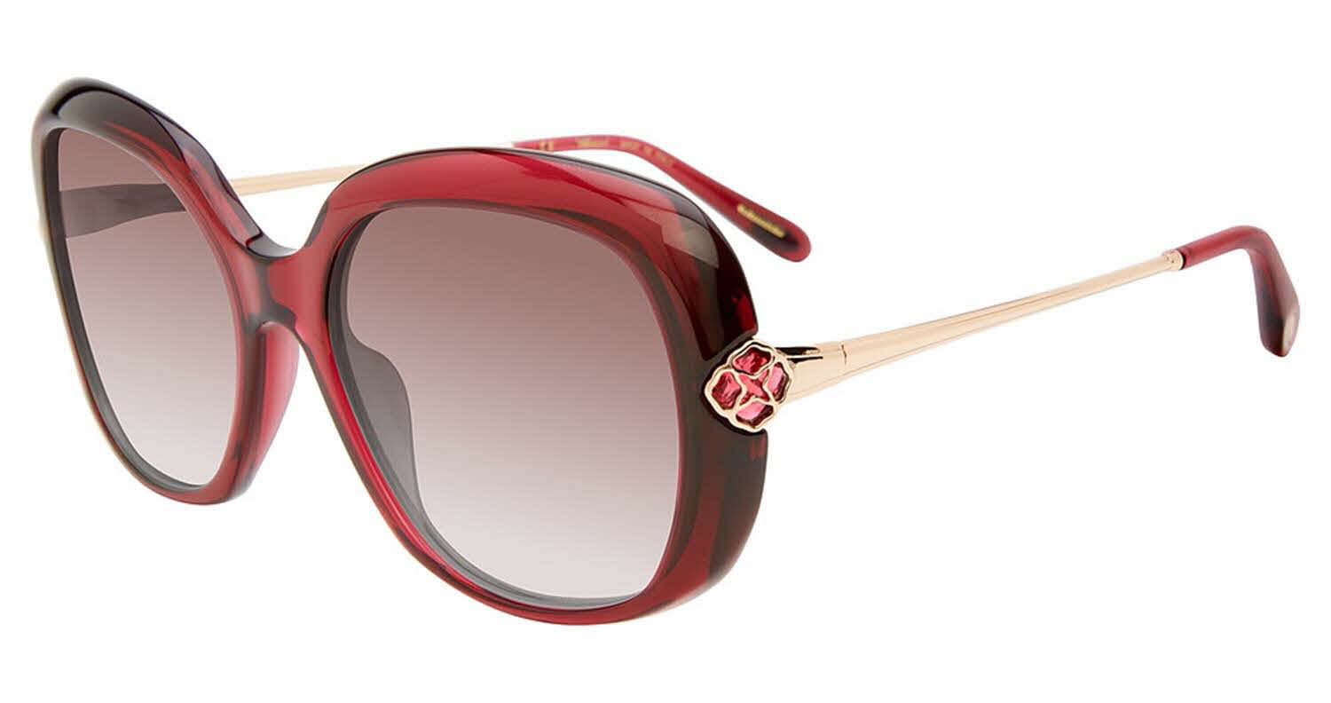 Chopard SCH314S Women's Sunglasses In Burgundy