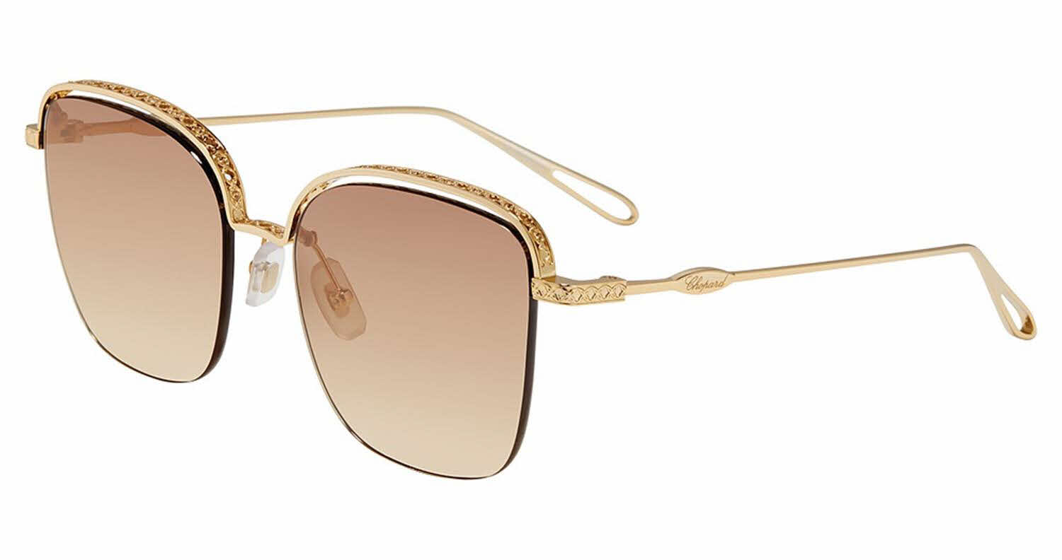 Chopard SCHD45S Women's Sunglasses In Gold