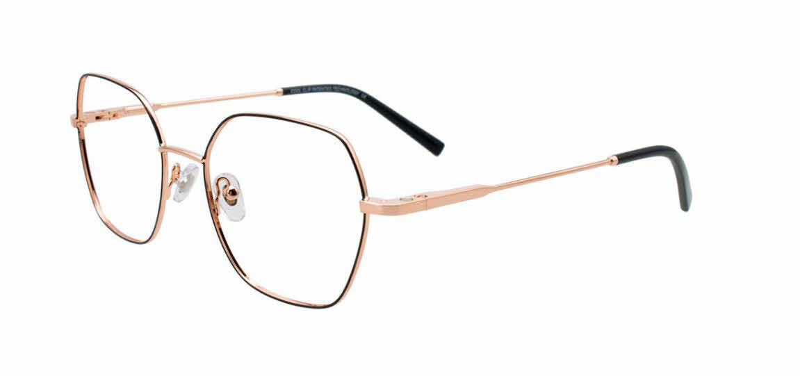 Cool Clip CC857 With Clip-On Lens Women's Eyeglasses in Black