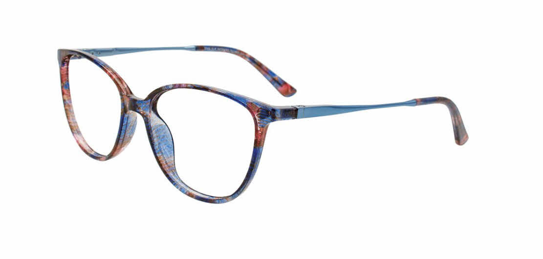 Cool Clip CC864 No Clip-On Lens Womens Eyeglasses in Blue 187$
