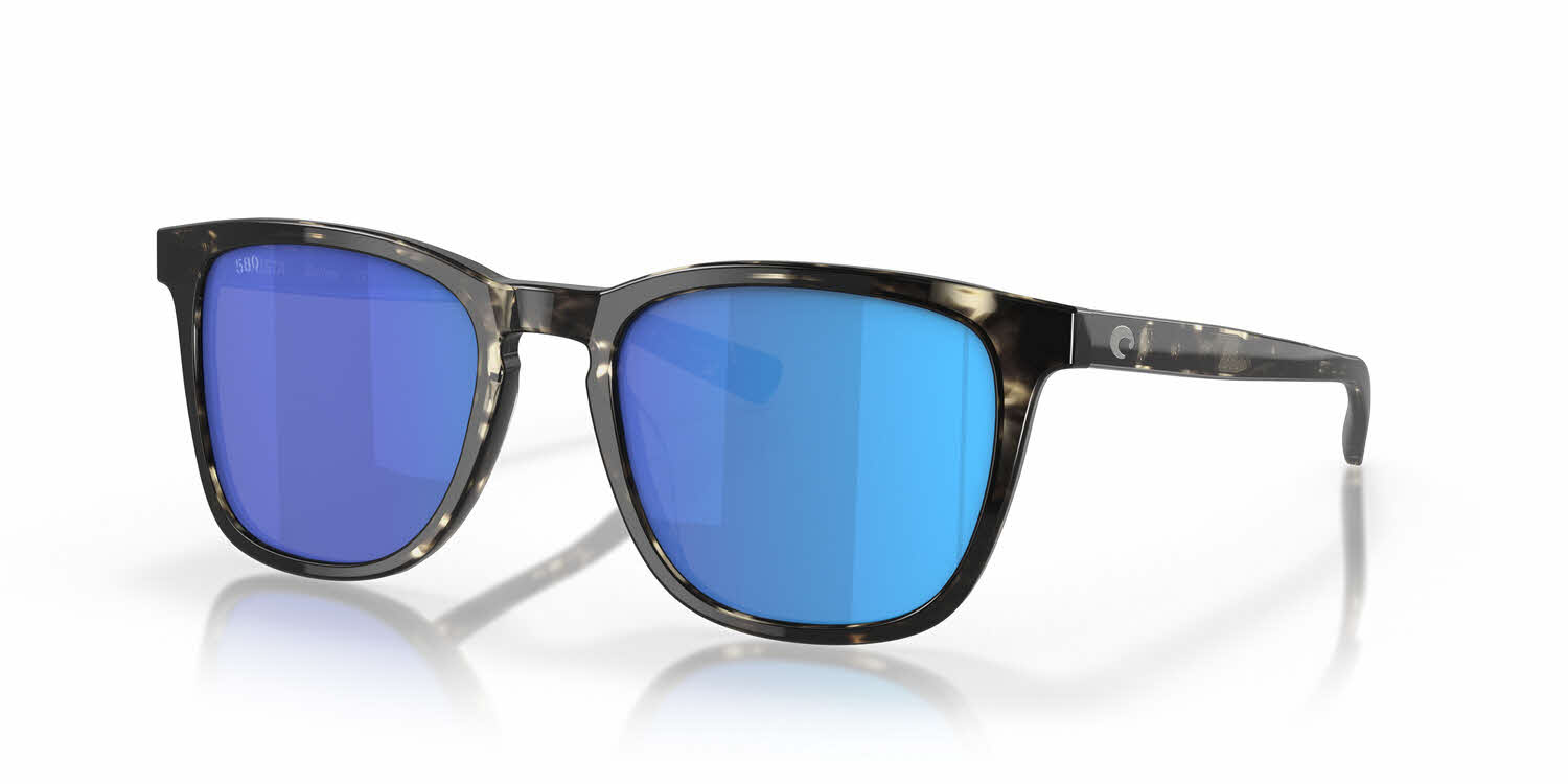 Like new Costa Sullivan Sunglasses with polarized glass lens Costa Del Mar Sullivan Matte Gray Crystal Blue Mirror  main image 4