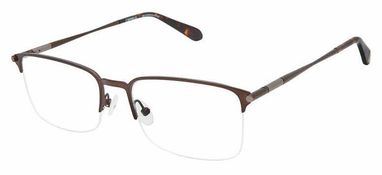 Cremieux Jacquard Men's Eyeglasses In Brown