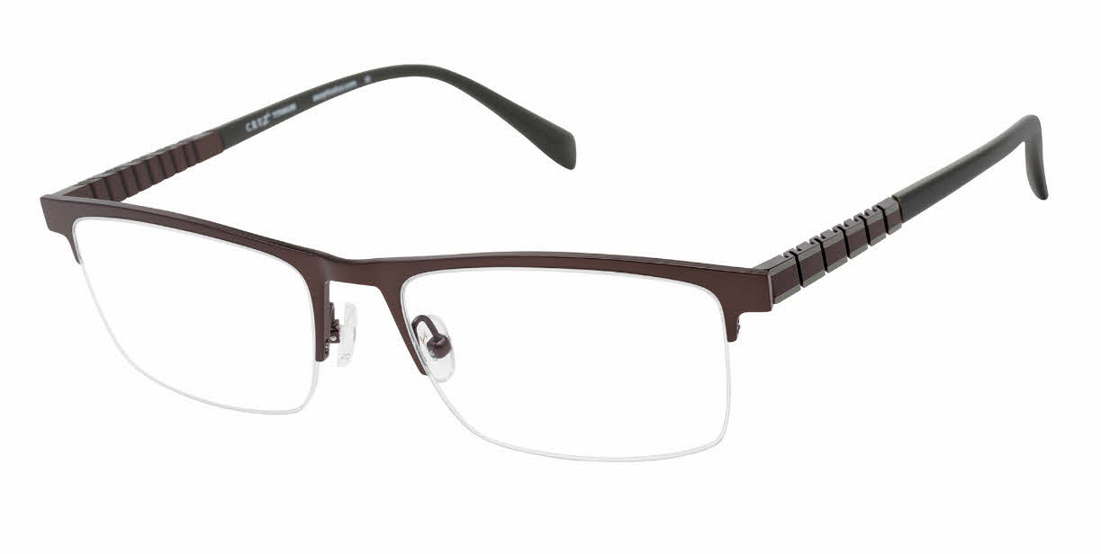 Cruz I-405 Men's Eyeglasses in Brown