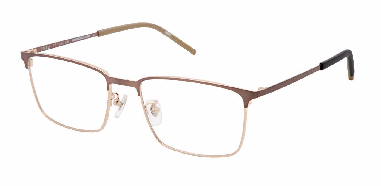 Cruz I-750 Men's Eyeglasses in Brown