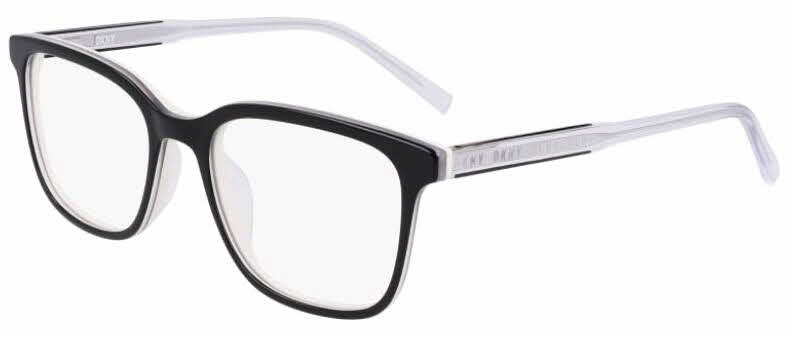 DKNY EYEGLASSES DK5065-001-52 New with case DKNY DK5065 Eyeglasses Women Black/White Laminate 52mm New  main image 3