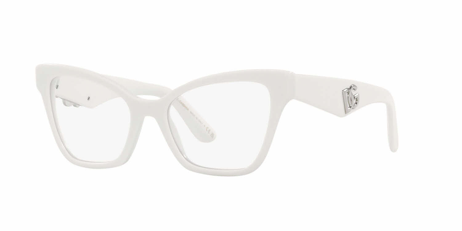 Dolce & Gabbana DG3369 Women's Eyeglasses in White