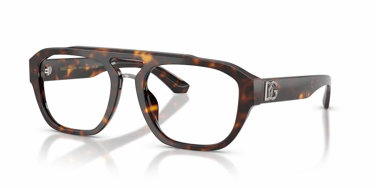 DOLCE＆GABBANA D&G イール レザー　size 46 NAVY Dolce-Gabbana-DG3415-Havana-