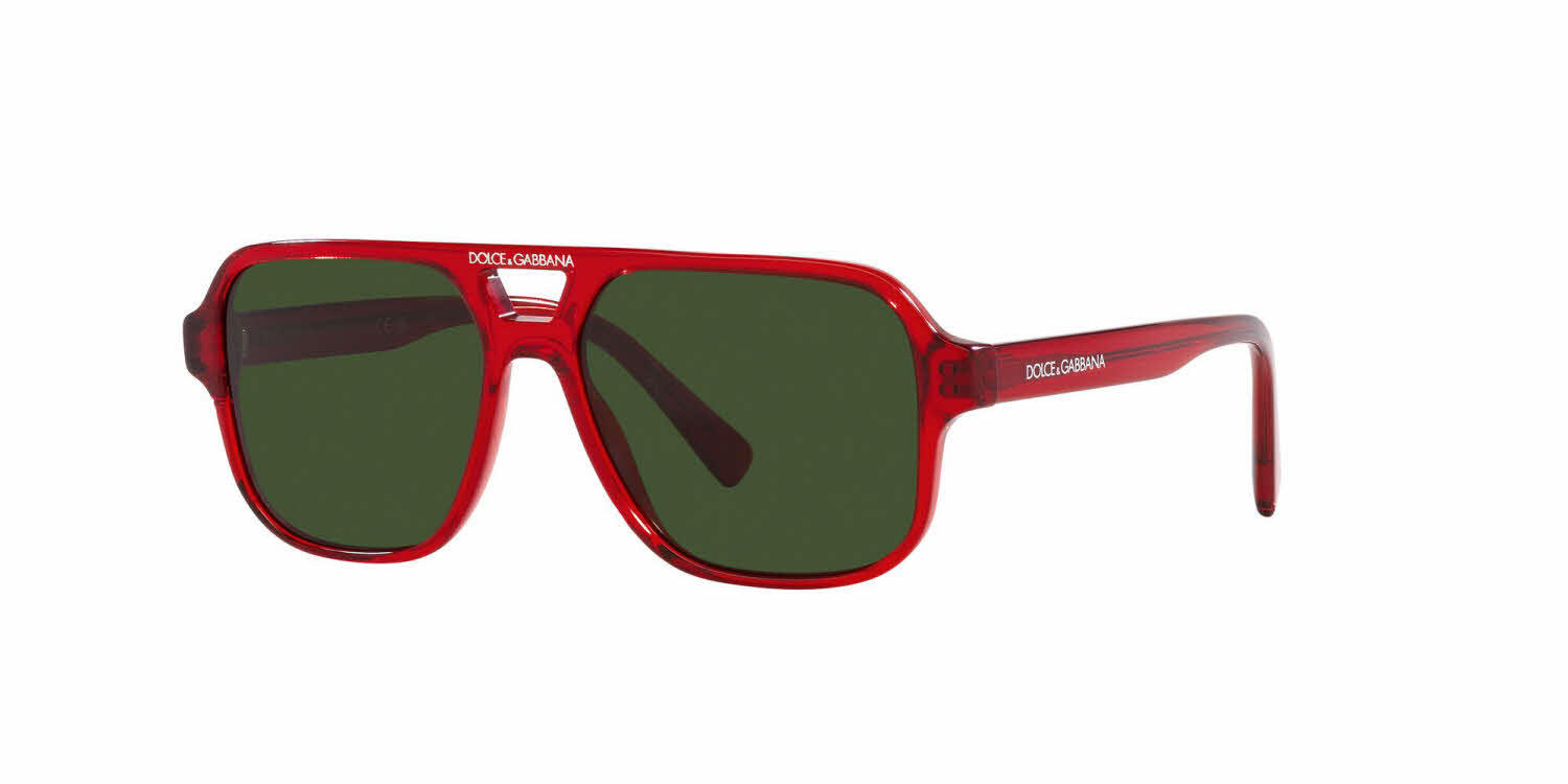Dolce & Gabbana Kids DX4003 Sunglasses, In Red/dark Green
