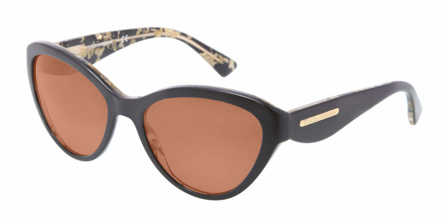 Dolce & Gabbana DG4199 Gold Leaf Prescription Sunglasses Free Shipping