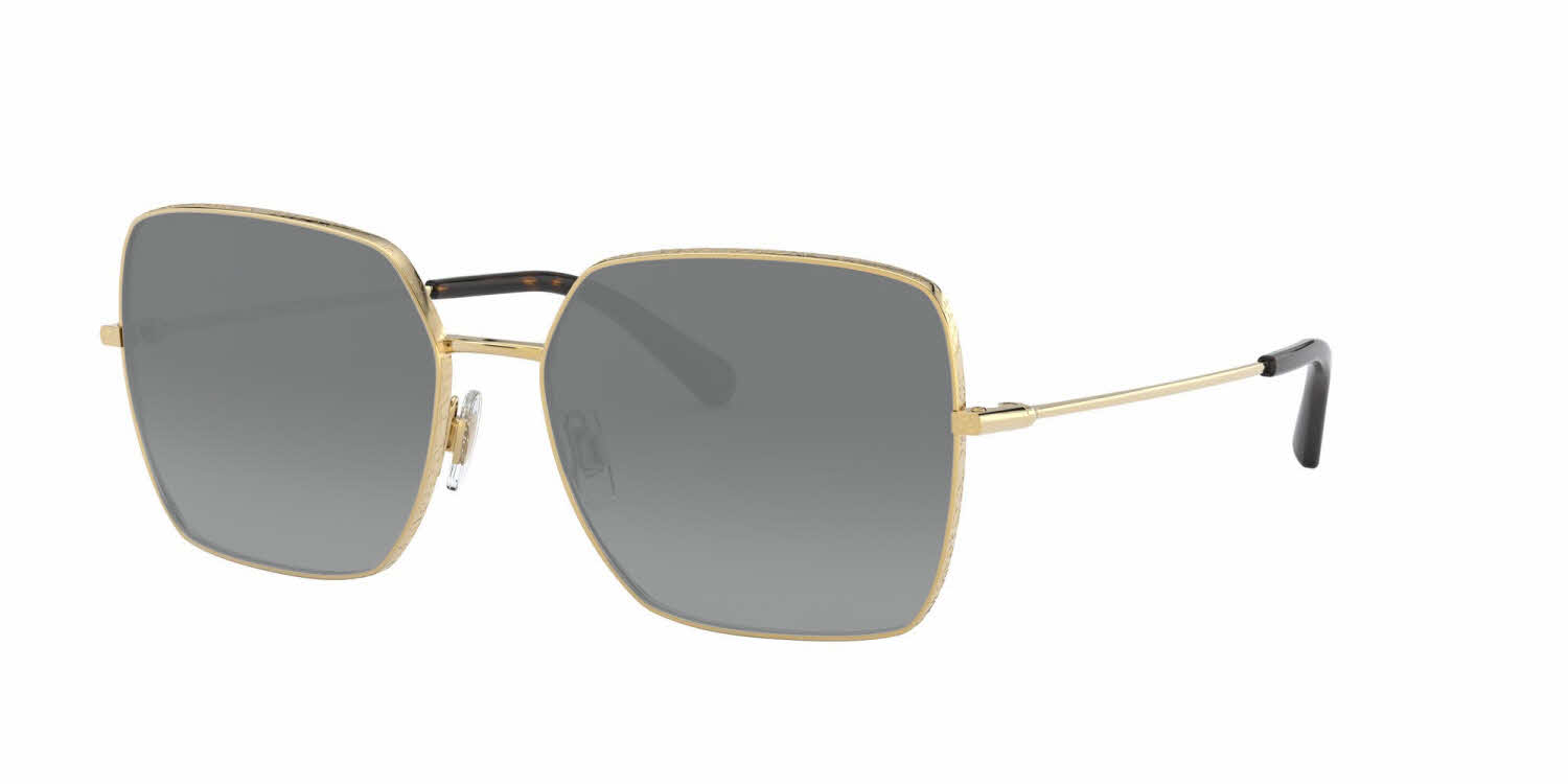 Dolce & Gabbana DG2242 Women's Prescription Sunglasses In Gold