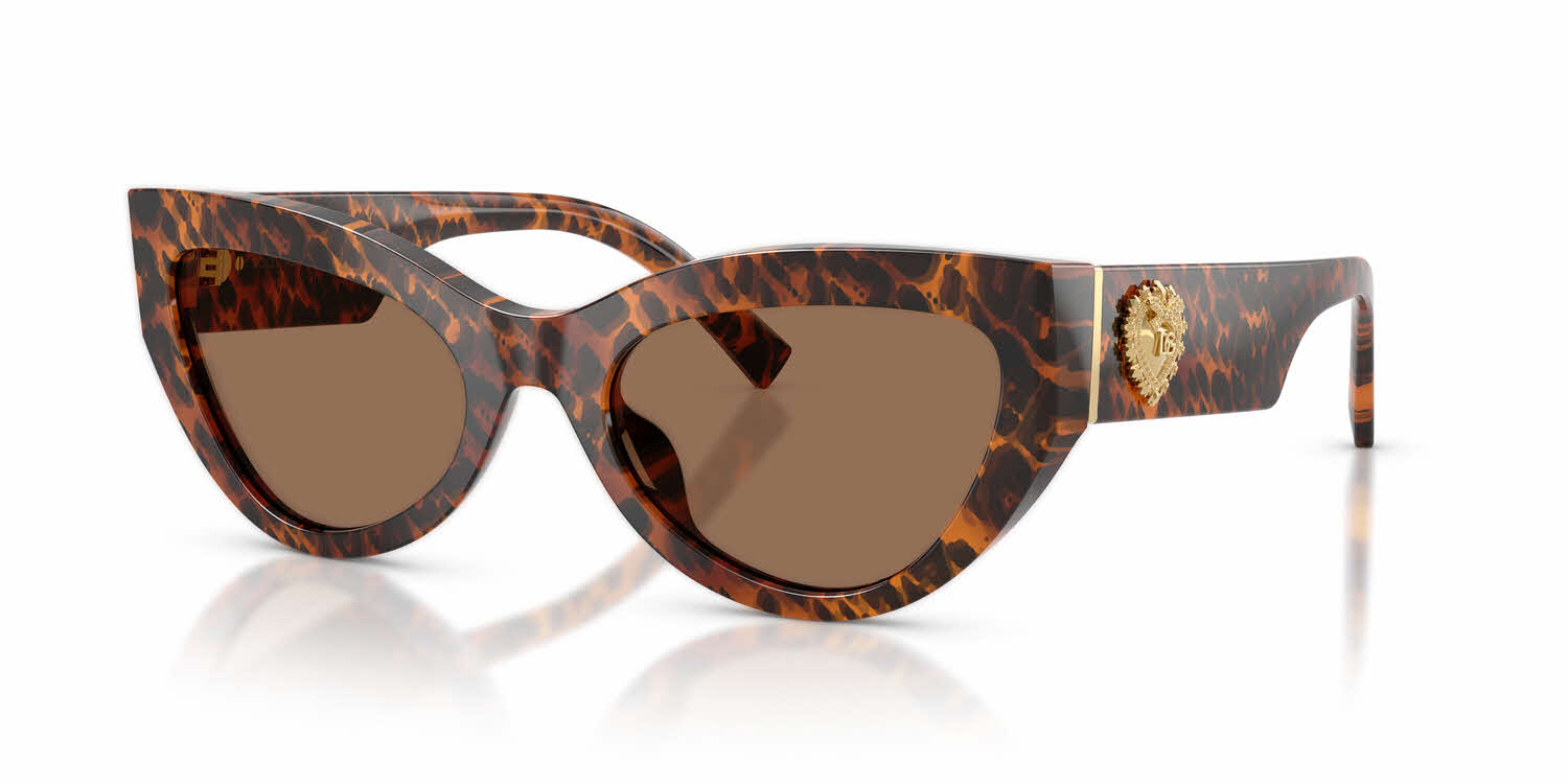 Dolce & Gabbana Black Sunglasses with Brown Accents Brand New Dolce & Gabbana Sunglasses DG 4469 502/73 Havana  main image 3
