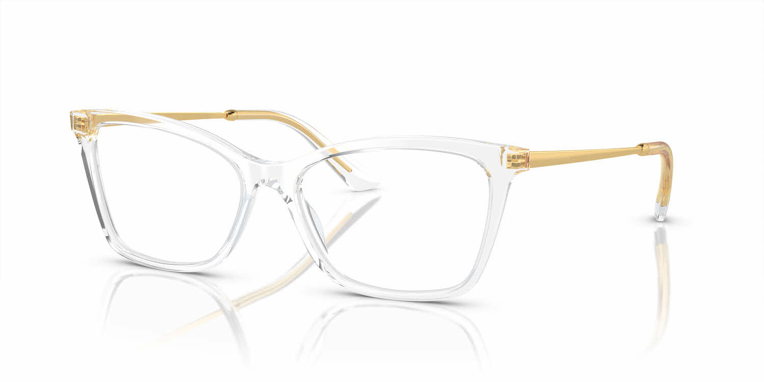 Dolce & gabbana gold floral clear frame eyeglasses Dolce Gabbana Eyeglasses DG1351 02 - Best Price and  main image 2