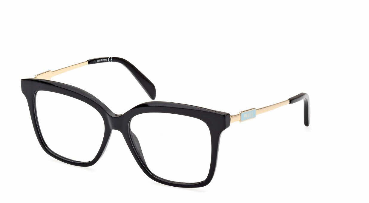 Emilio Pucci EP5212 Women's Eyeglasses In Black