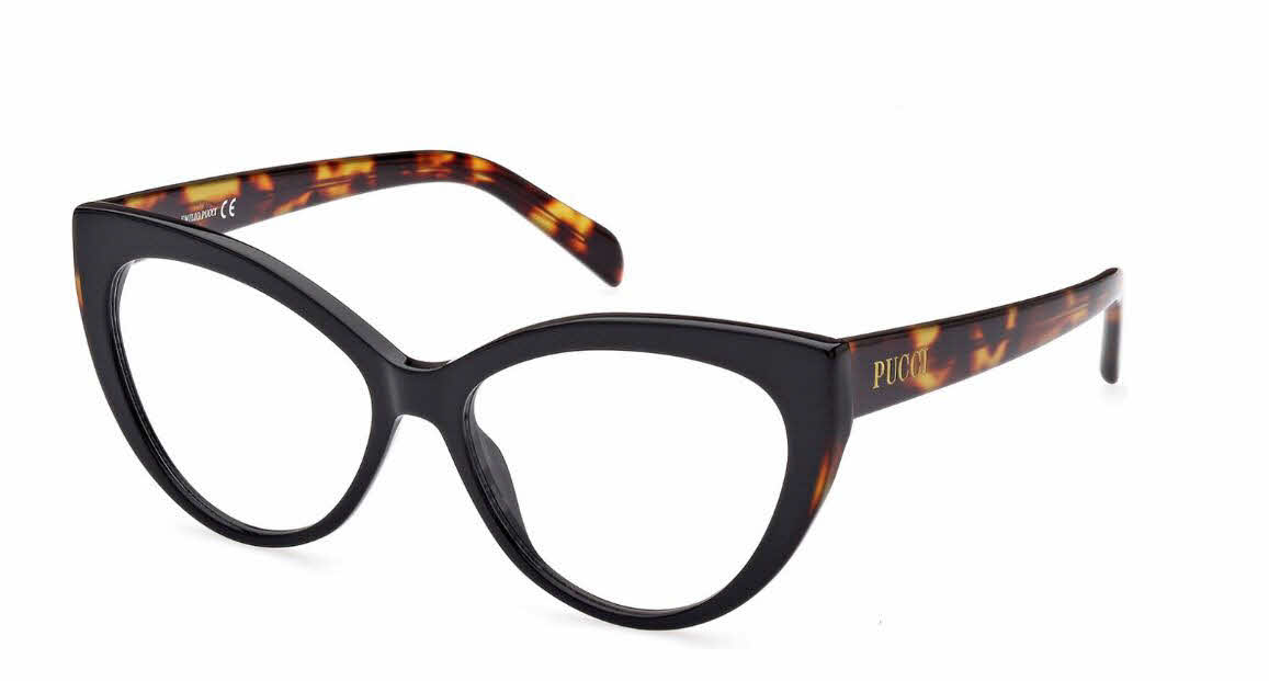 Emilio Pucci EP5215 Women's Eyeglasses In Black